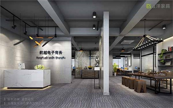 公司行政前臺辦公桌