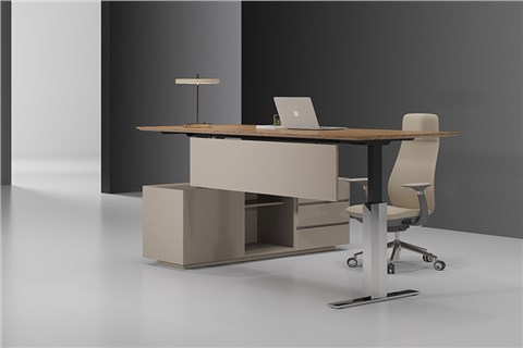 老板辦公桌 多功能智能電動可升降經(jīng)理主管桌辦公家具